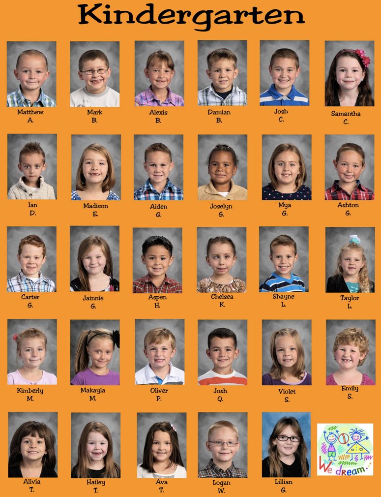 Kindergarten Yearbook Template